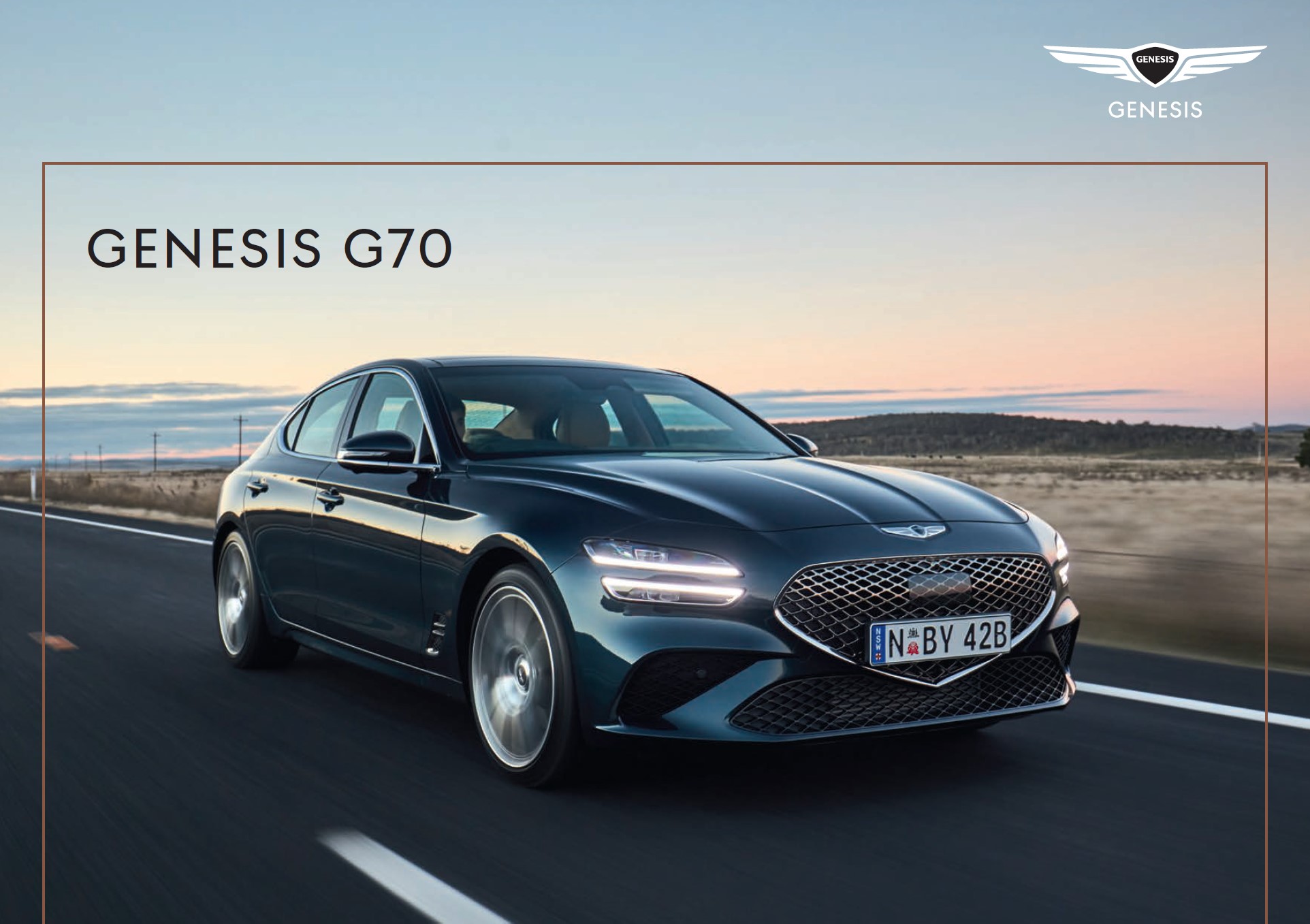 Genesis G70 Brochure // 6 Images Mark Bramley